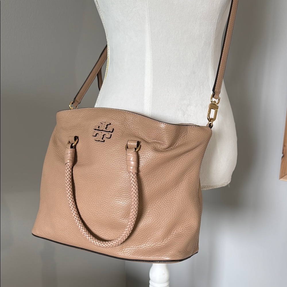 Tory Burch Tan Shoulder Bag with Adjustable Strap